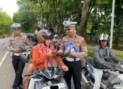 Polres Magetan Ajak Masyarakat Tingkatkan Kesadaran Berlalu Lintas Melalui Public Address