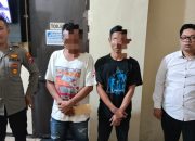 Polres Nganjuk Amankan Dua Tersangka Pengedar Sabu