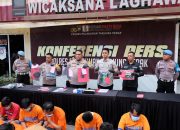 Polres Tanjungperak Ungkap 13 Kasus Kriminalitas di Awal Tahun 2025, Amankan 14 Tersangka