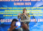 Polda Jatim Gandeng Media Jaga Kondusifitas Jelang Pelantikan Gubernur dan Wakil Gubernur Jawa Timur