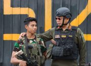 Jalin Sinergitas, Kasatgas Humas Operasi Damai Cartenz-2024 Kunjungi Pos Pamtas Yonif 512 di Oksibil