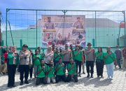 Mahasiswa, Sahabat Polisi, dan Polda Papua Barat Kerja Bhakti Sambut Bulan Ramadhan