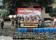 Polres Majalengka Musnahkan Ribuan Botol Miras Jelang Idul Fitri, Wujudkan Majalengka Kondusif