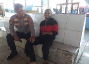 Cipta Kondisi di Bulan Ramadhan, Panit Samapta II Polsek Cikijing Sambangi Warga di Terminal
