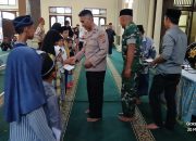 Personil Polsek Cikijing Hadiri Penutupan Pesantren Ramadhan dan Penyaluran Santunan Kepada Anak Yatim