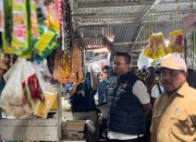 Pastikan Ketersediaan Bahan Pokok, Satgas Pangan Polda PB Sidak di Pasar Tradisional
