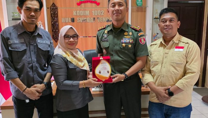 Bawaslu HST dan Kodim 1002/HST Pererat Sinergi Pasca Pilkada Damai