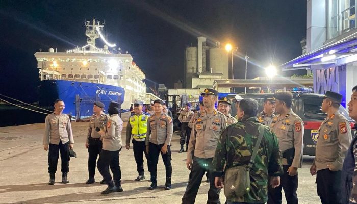 Jelang Arus Mudik, Polres Pelabuhan Makassar All Out Amankan Pelabuhan Soekarno-Hatta