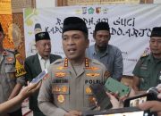Safari Ramadhan Kapolresta Sidoarjo Sosialisasikan Hotline Mudik Polri 110