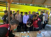 Operasi Ketupat Semeru 2025, Polresta Banyuwangi Gelar Tes Urine Bagi Sopir Bus