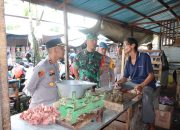 Jaga Stabilitas Harga, Dandim dan Kapolres HST Sidak Pasar Keramat Barabai