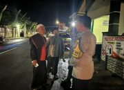 Patroli Ramadhan, Personil Polsek Cikijing Sapa Warga Desa Kasturi