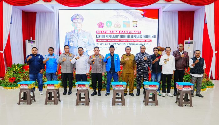 Beri Arahan Silaturahmi Kamtibmas di Polda Kepri, Kapolri Instruksikan Jaga Semangat Persatuan