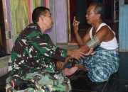 Satgas TMMD Kodim HST Proaktif Layani Kesehatan Warga Pengambau Hilir Luar
