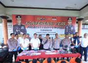 Operasi Pekat Semeru 2025 Polresta Banyuwangi Ungkap 25 Kasus Amankan 37 Tersangka