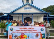 Ditresnarkoba Polda Papua Barat Sosialisasikan Bahaya Narkoba kepada Masyarakat Pulau Mansinam