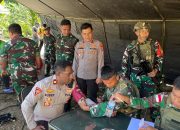 Kodim 1809 Gelar Pengobatan Massal di Kokas, Kapolres Maybrat Turut Dukung