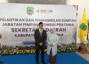 Setelah di Lantik Bupati Majalengka,Aeron Randi Komitmen Mengemban Amanah dan Menjalankan Tugas Dengan Penuh Tanggung Jawab