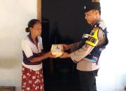 Tanpa Sampah Plastik Polres Magetan Peduli Lingkungan, Pembagian Daging Kurban Gunakan Besek Bambu
