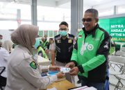 Senyum Ceria Driver Ojol Dapat Layanan Kesehatan Gratis dari Polresta Malang Kota Jelang Hari Bhayangkara ke -79