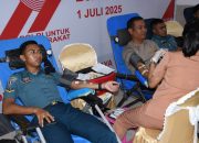 Donor Darah HUT Bhayangkara ke-79, Simbol Kuat Sinergitas TNI-Polri dan Kepedulian Sosial