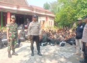 Babinsa dan Polsek Gerih Bersinergi Amankan Tes Jago PSHT Ranting Gerih