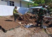 Dukung Ketahanan Pangan, Kodim 0805 Ngawi Manfaatkan Lahan Kosong Jadi Kebun Sayur
