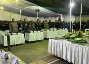 Polisi Pertebal Pengamanan Pengesahan 354 Warga Baru PSHT Cab.Pasuruan Berjalan Aman dan Kondusif