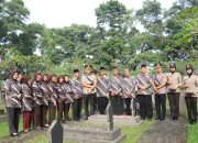 Kapolres Bogor Pimpin Ziarah dan Tabur Bunga Makam Pahlawan Pondok Rajeg Sambut HUT Bhayangkara ke-79