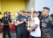 Perkuat Sinergi dan Kebersamaan Polres Gresik Gelar Olahraga Bersama di Hari Bhayangkara ke -79
