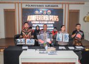Polrestabes Surabaya Kembali Berhasil Amankan 3 Tersangka Spesialis Curanmor