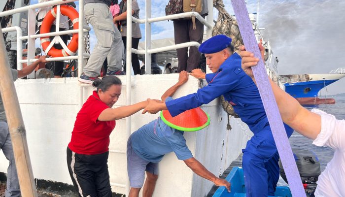 Aksi Cepat Polda Sulut Evakuasi Korban KM Barcelona 5: Sinergi TNI-Polri Selamatkan 284 Nyawa di Laut Talise