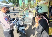 Hari ke -10 Operasi Patuh Semeru 2025 Polres Tuban Berikan Sangsi Tilang dan Teguran Untuk Edukasi Tertib Lalin