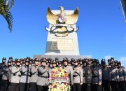 Hari Jadi Polwan ke-77, Polwan Polres Madiun Kota Gelar Ziarah dan Tabur Bunga di Taman Makam Pahlawan