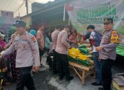 Polres Lamongan Salurkan 27 ton Beras Melalui Bazar Gerakan Pangan Murah