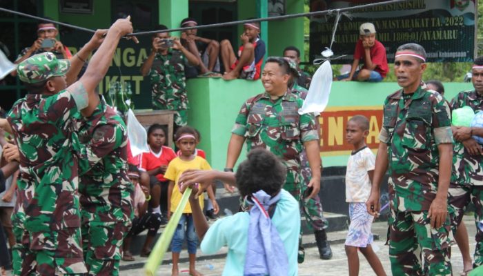 Meriahkan HUT kemerdekaan RI Ke-80 Kodim Maybrat Gelar Berbagai Lomba