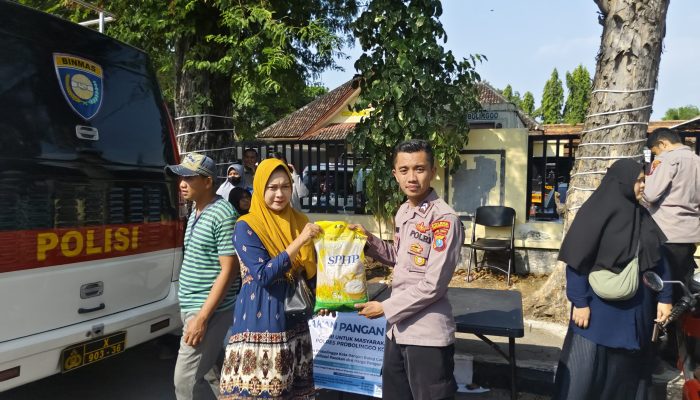 Polisi Gelar Gerakan Pangan Murah di Kota Probolinggo Dukung Stabilitas Harga Beras
