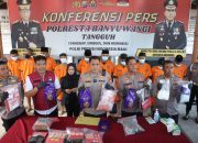 Polresta Banyuwangi Berhasil Ungkap Narkoba Selama Agustus 2025 Amankan 10 Tersangka Sita 4,4Kg Sabu dan Ribuan Butir Okerbaya