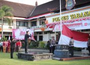 Polres Tabanan Gelar Upacara Bendera HUT ke-80 Kemerdekaan RI, Penuh Khidmat dan Nasionalisme