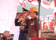 Kapolres Gianyar Hadiri Upacara Peringatan HUT Kemerdekaan RI ke-80 di Alun-Alun Gianyar