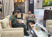TNI-Polri HST Kompak, Dandim Silaturahmi ke Kapolres