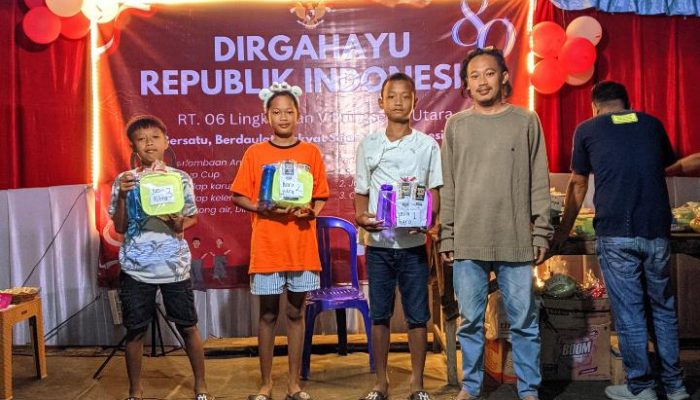 Pemuda RT 06 lingkungan v Pringsewu Utara Gelar Berbagai Perlombaan Meriahkan HUT RI ke-80