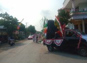 Ciptakan Rasa Aman dan Kelancaran Lalu Lintas, Babinsa Mantingan Laksanakan Pengamanan Karnaval Di Wilayah