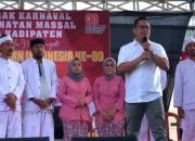 Anggota DPRD Majalengka Rona Firmansyah Menghadiri Acara Karnaval Seni Kreatifitas dan Sunatan Massal Di Desa Kadipaten Majalengka