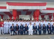 Wakil Bupati Majalengka Pimpin Upacara Penurunan Bendera Merah Putih,Dalam Rangka Memperingati HUT RI Ke-80 Tahun