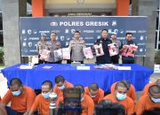 Operasi Tumpas Narkoba Semeru 2025 Polres Gresik Berhasil Ungkap 16 Kasus Amankan 20 Tersangka