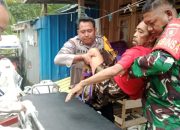 Sinergi TNI-Polri, Bantu Warga Barabai Derita Asma Dilarikan ke RSUD