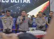 Operasi Tumpas Narkoba 2025 :Polres Blitar Amankan 13 Tersangka