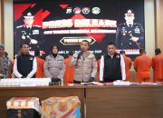 Polres Kediri Berhasil Amankan 16 Tersangka 98,48 gram Sabu dan Ratusan Ribu Okerbaya