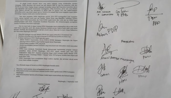 Aliansi BEM se-Majalengka Tuding Kinerja DPRD Jauh dari Harapan